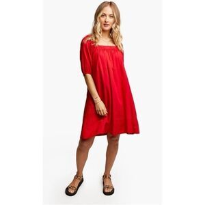 Able Esther Swing Dress in Red Size XS